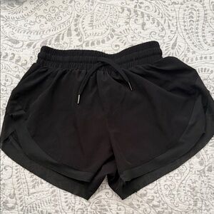 Women’s Black Athletic Running Shorts - Comfortable Everyday Activewear